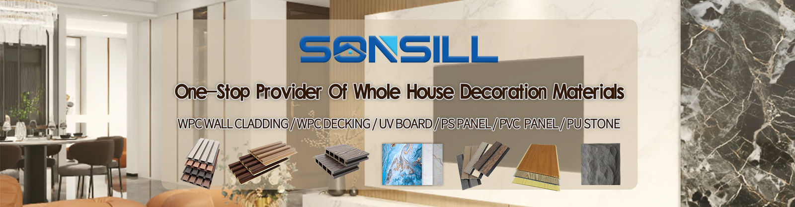 Painel de parede exterior de WPC