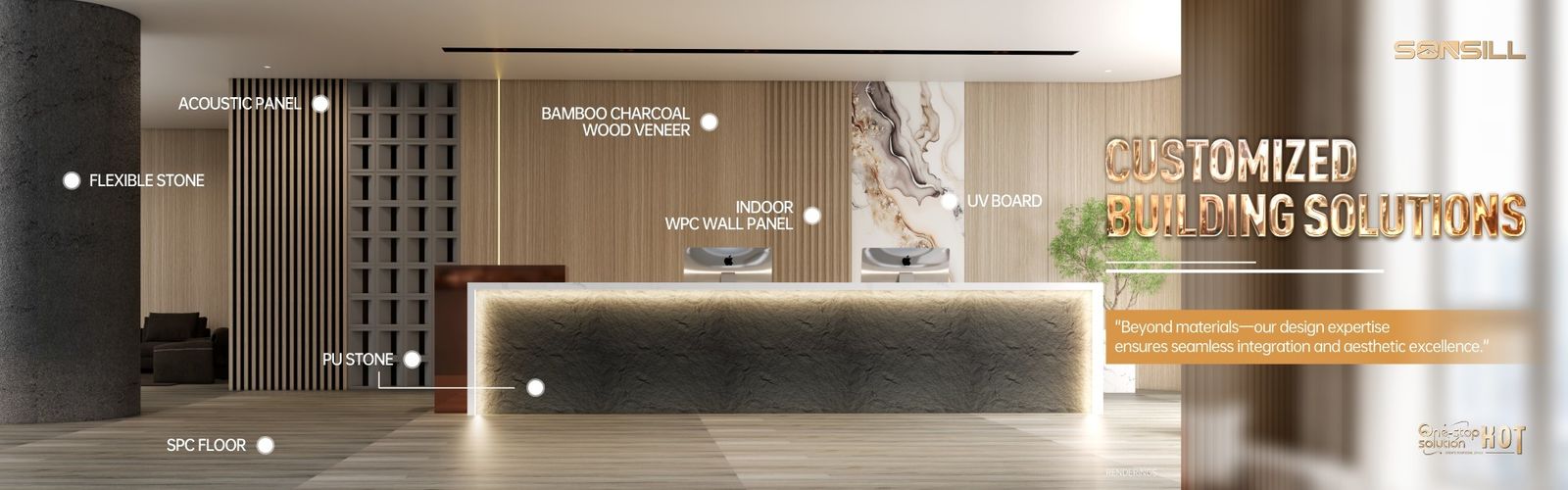 painel de parede interior wpc