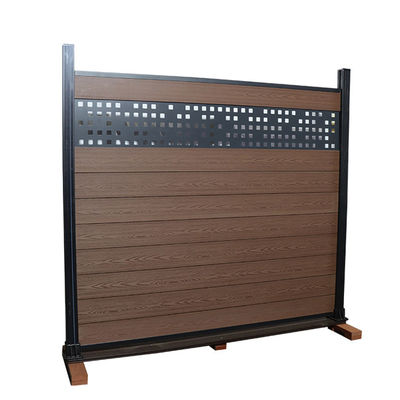 A madeira plástica WPC composto cerca resistente UV de Panels Sustainable