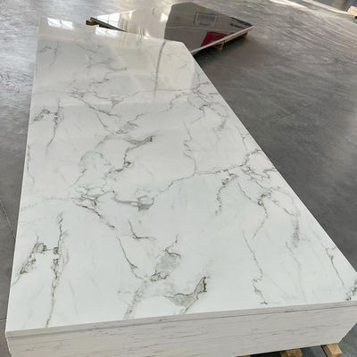 Folha de mármore de PVC Brilhante/Mat para decoração de interiores