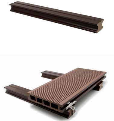Não revestimento projetado da madeira de carvalho do deslizamento WPC Decking exterior impermeável