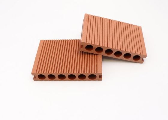 Composto exterior impermeável da grão à prova de fogo da madeira do Decking do assoalho de WPC