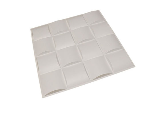 Painéis de parede 3D decorativos impermeáveis 19.7x19.7inch da prevenção de incêndios