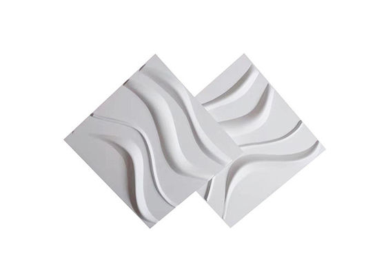 Forma decorativa do PVC Flexilble Squre dos painéis de parede 3d da espessura 1mm