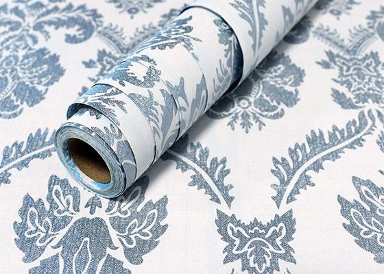 Papel de parede autoadesivo do vinil do rolo da etiqueta do papel de parede dos 10m da decoração da parede interior