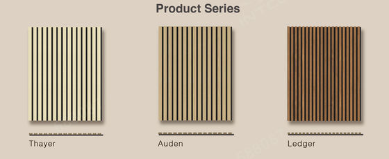 2440x1220mm Painel de placa acústica Painel de ardósia de madeira Resistência à umidade