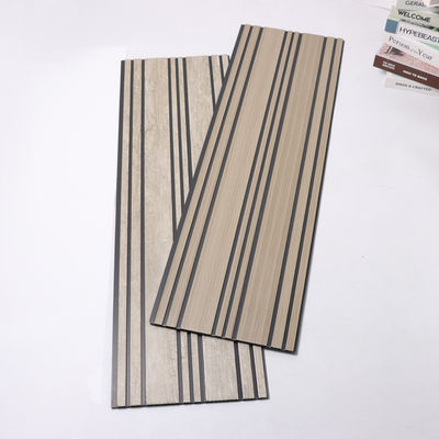 Painel de parede de PVC de flutuante, resistente ao fogo, folha de PVC, painel de parede de PVC leve para decoração de interiores, painel de parede de PVC de atacado, fácil instalação