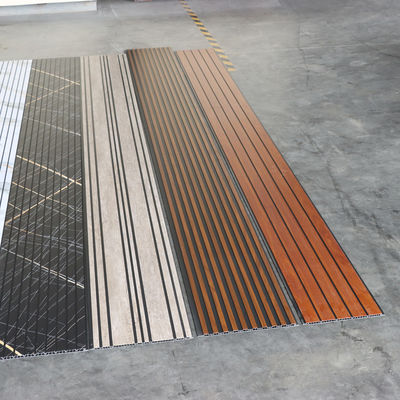 Painel de teto de PVC para decoração de casa moderna como painel de parede 3D Textura Painel de parede de PVC para sala de estar