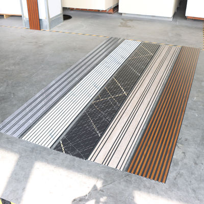 Painel de teto de PVC para decoração de casa moderna como painel de parede 3D Textura Painel de parede de PVC para sala de estar