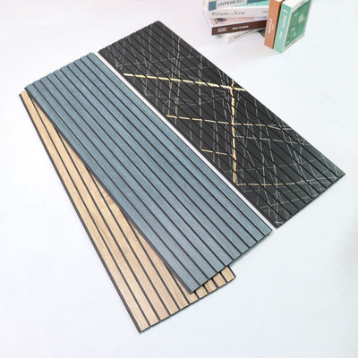 Painel de teto de PVC em relevo 3D para decoração de parede Painel de parede moderno Superfície texturizada Revestimento de parede de PVC Fácil de limpar