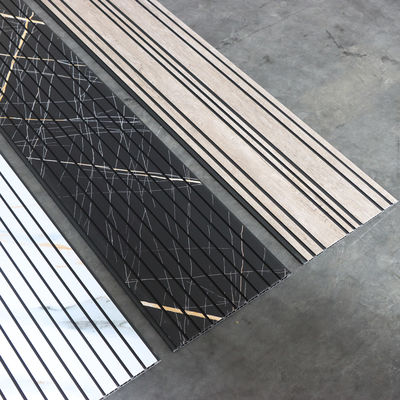 Painel de Parede em PVC à Prova d'Água e Fogo, Leve, Fácil Instalação, Placa de Parede Interior e Exterior para Banheiro, Cozinha e Sala de Estar