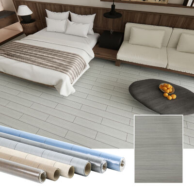 Adesivo de piso de escritório de vinil auto-aderente sem ferramentas ou cola necessária fácil atualização de piso de bricolage