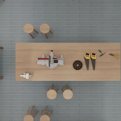 Adesivos de Azulejo para Chão em Formato de Rolo Extra Largo para Quartos ou Espaços Maiores