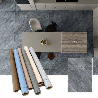 0.5mm Eco-friendly Pvc auto-aderente adesivos de piso Material de decoração