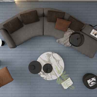 0.5mm Eco-friendly Pvc auto-aderente adesivos de piso Material de decoração