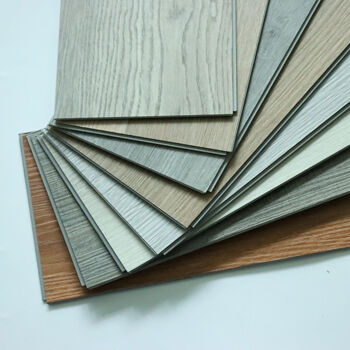 Solução de piso em SPC de formaldeído E0 com matéria-prima de calcário, durabilidade superior, para aplicações comerciais e residenciais