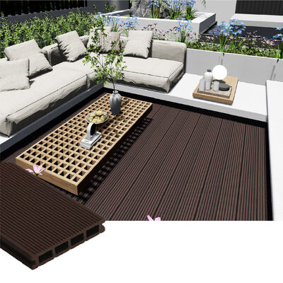 Textura personalizada Decking de WPC para o exterior.