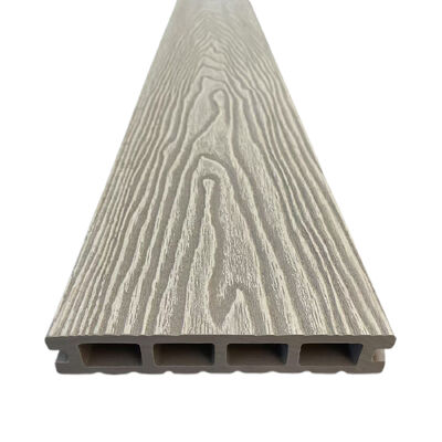 Decking de WPC composto exterior oco.