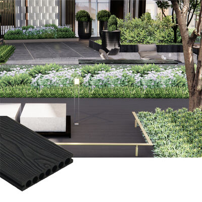 Alto resistência WPC Decking Outdoor Waterproof Composite Flooring para aplicações de jardim exterior