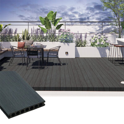 Outdoor Waterproof WPC Decking Boards para piscinas e projetos paisagísticos com resistência a intempéries