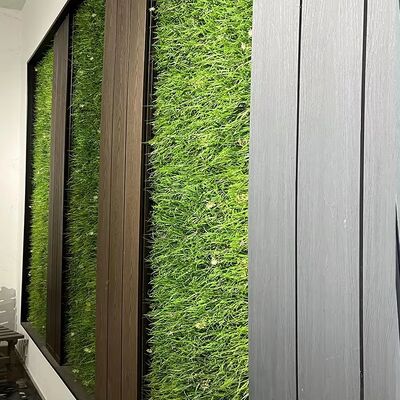 Língua e ranhura baixa manutenção Wpc painéis de parede acústica decoração de edifícios exteriores