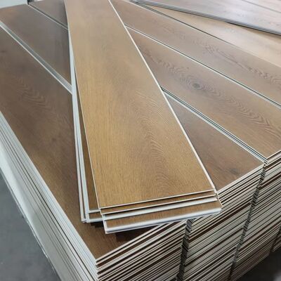 Modern Design Wood and Marble Pattern SPC Flooring Tiles Easy-to-Clean Click System
