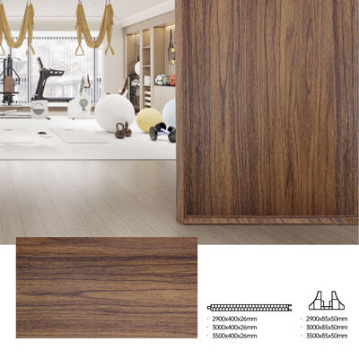 Painel de parede de divisória de PVC Divisor decorativo para uso comercial de escritório