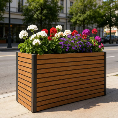 Canteiro Elevado para Jardim ao Ar Livre com Material Ecológico à Prova d'Água e Retardante de Fogo para Plantio no Quintal