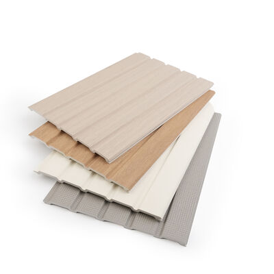 Painel de parede de WPC à prova d'água para interiores Instalação fácil revestimento de parede de flutuante para decoração de interiores