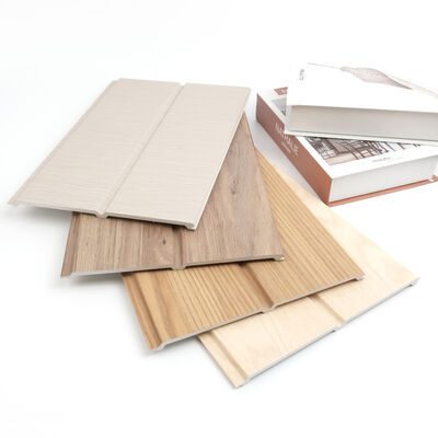 Gráfico de painéis de parede de fibra de poliéster em papel de parede de madeira plástico composto para decoração interior
