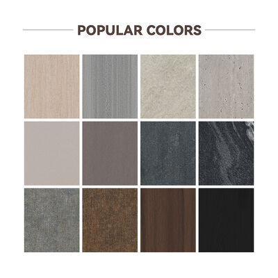 Gráfico de painéis de parede de fibra de poliéster em papel de parede de madeira plástico composto para decoração interior