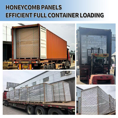 Painel de Honeycomb de alumínio leve / folha de alumínio Honeycomb 1220 × 2440 mm
