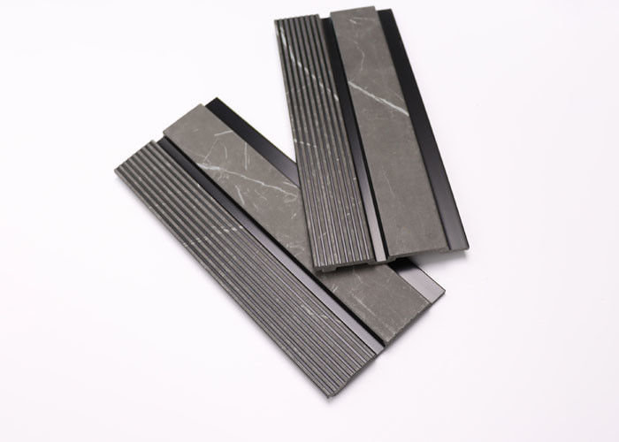 Placa de madeira decorativa impermeável interior da parede da grão do painel de parede do poliestireno