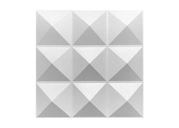 Ouro de brilho decorativo interior impermeável Diamond Design dos painéis de parede 3D 1mm do PVC