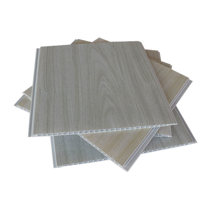 Painel de teto imprimindo interno lustroso alto do PVC da madeira 250x8mm para sul - americano