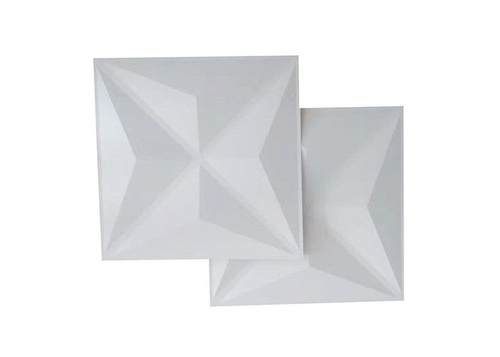 Painel de parede 3D interior decorativo da casa impermeável da resina do PVC para paredes