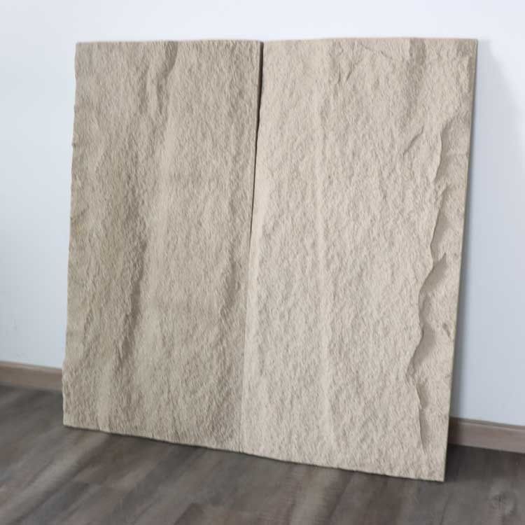 Painel cultural Grey Simulation Polyurethane escuro 120 * 60cm da pedra do plutônio da decoração da casa