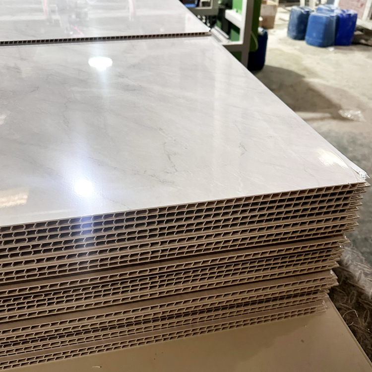 Painéis de banheiro de plástico ecológicos de mármore para paredes internas de vilas e apartamentos, à prova d'água