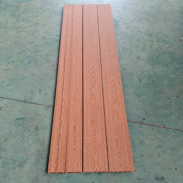 Decking de parede de WPC co-extrudido.