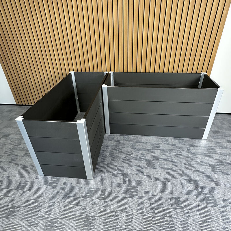 Caixinha de plantação de cama de jardim grande para jardim de ervas vegetais ao ar livre