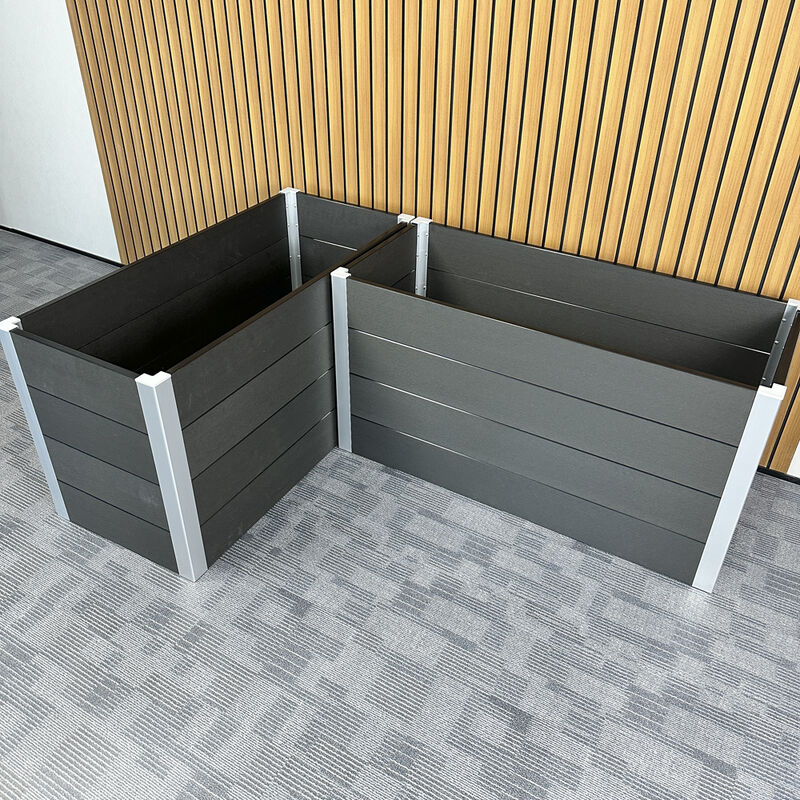 Canteiro Elevado para Jardim ao Ar Livre com Material Ecológico à Prova d'Água e Retardante de Fogo para Plantio no Quintal