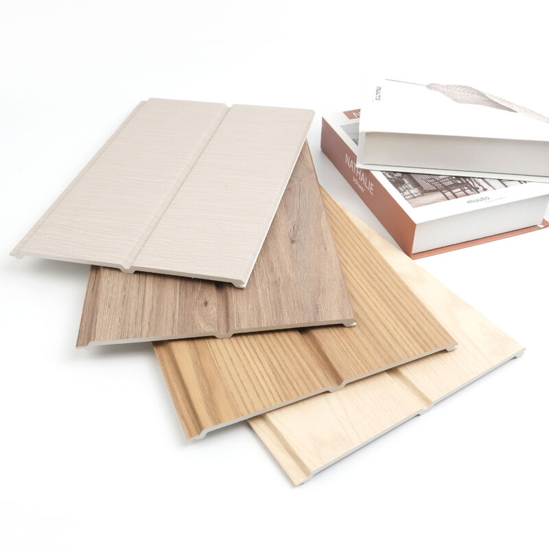 Gráfico de painéis de parede de fibra de poliéster em papel de parede de madeira plástico composto para decoração interior