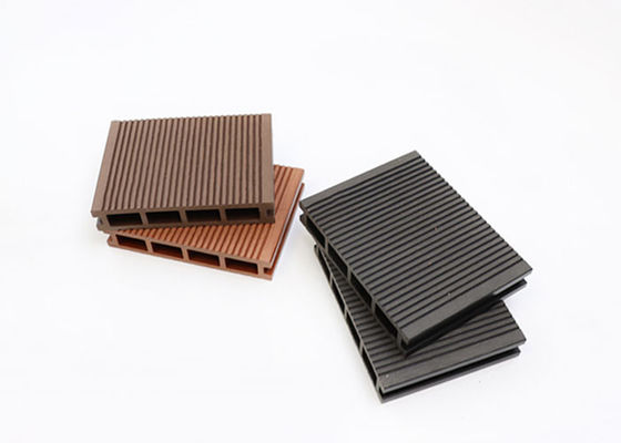 Assoalho composto de gravação de madeira da plataforma do Decking da textura WPC do assoalho 3D impermeável