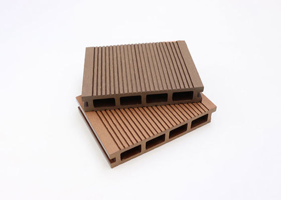 Assoalho composto de gravação de madeira da plataforma do Decking da textura WPC do assoalho 3D impermeável