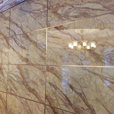 Folha de mármore UV decorativa interior alternativa de mármore 1220x2800x3mm do PVC
