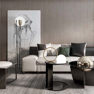 O estilo novo fácil instala o painel de parede interno do revestimento da parede da decoração WPC 3D
