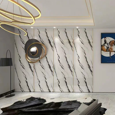 folha de mármore UV do PVC 4x8 de 3mm para a decoração interna da parede