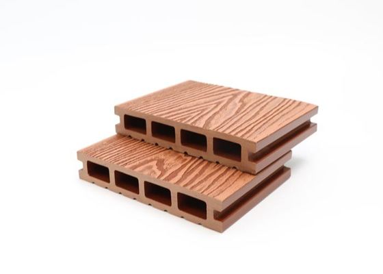 Decking composto plástico de madeira composto das placas de plataforma de 140x25mm para o jardim