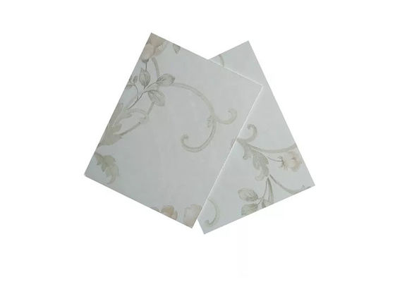 Folha de mármore uv lustrosa alta da folha impermeável do mármore do Pvc para paredes interiores