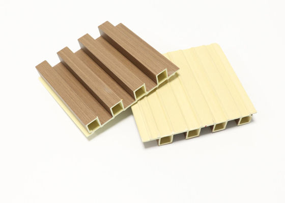 Painel de parede interior 160mm da grão de madeira WPC para a decoração